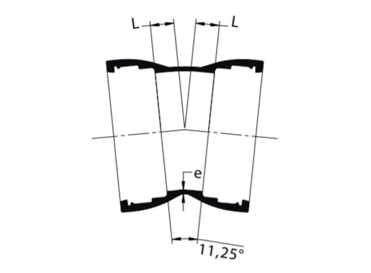 COUDE à 11.25°