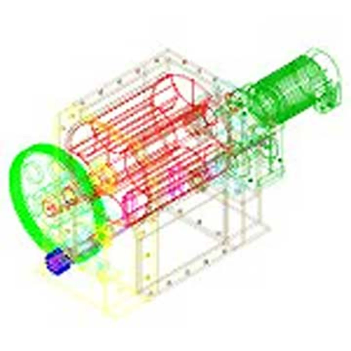 Ecluse rotative raclée