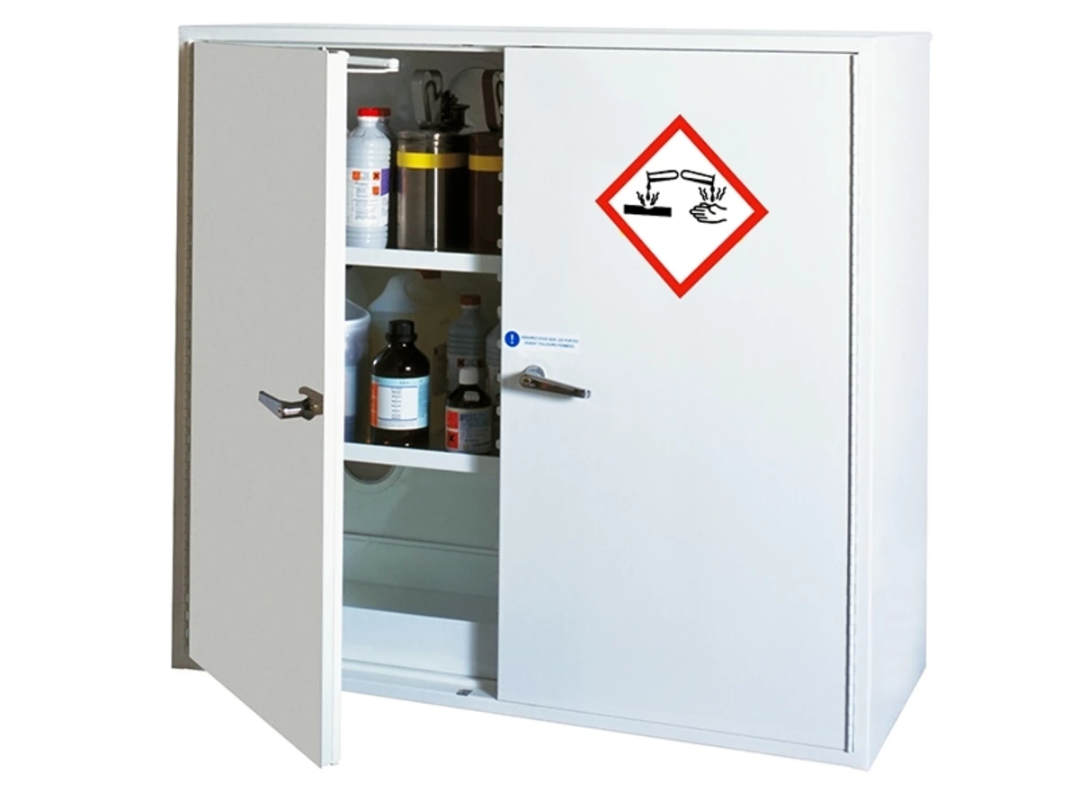 ARMCODP110-120 - ARMOIRE DE SÉCURITÉ pour produits CORROSIFS - Double paroi Fermeture automatique