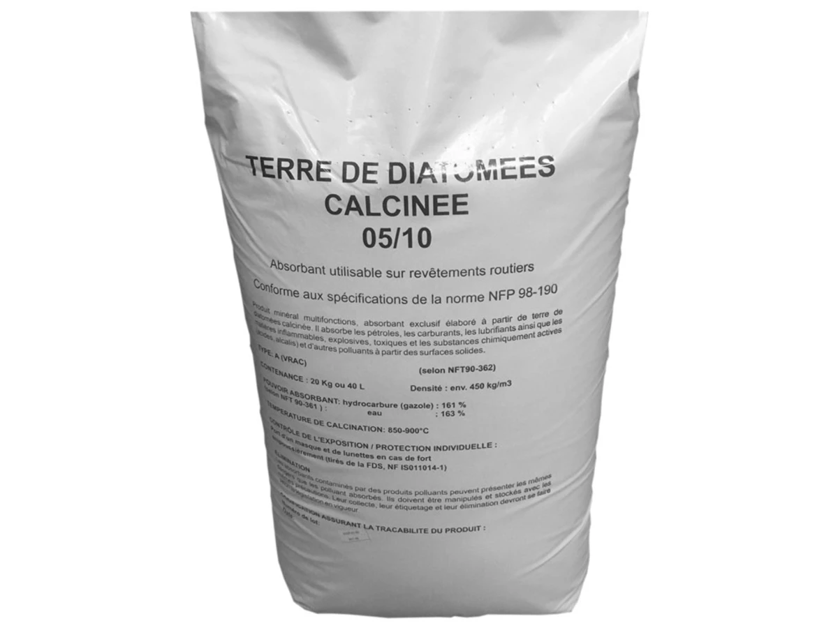 AMG 20 D - absorbant terre de diatomée - sac de 40 L