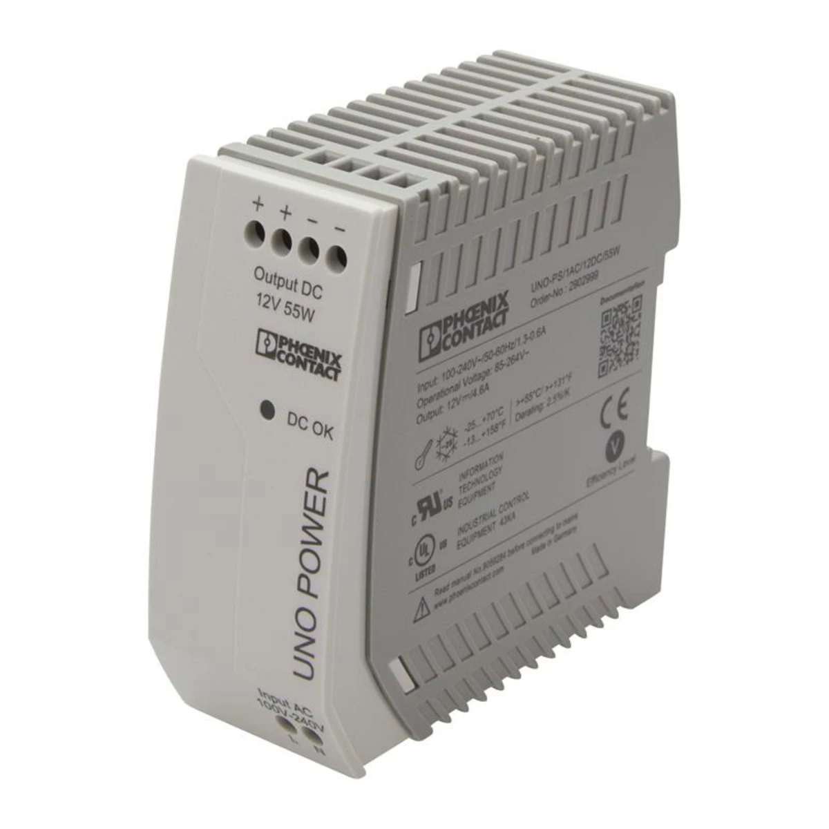 UNO-PS/ 1AC/12DC/55W