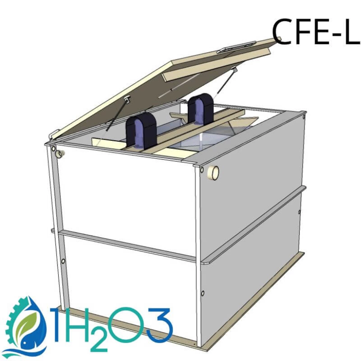 CFE-L : coagulateur floculateur de 12 m3/h pour assainissement