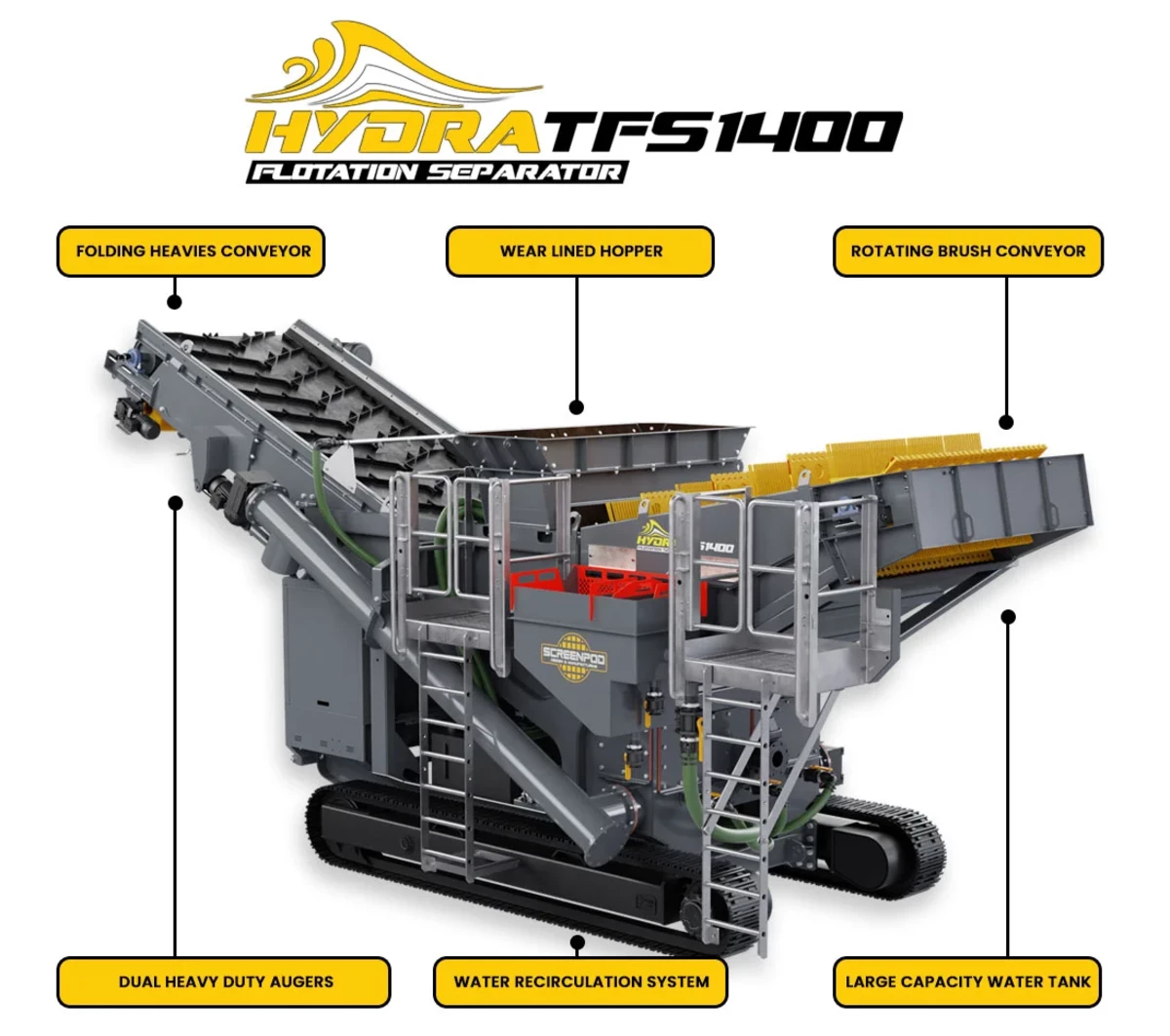 Hydra TFS1400 Flotation Separator