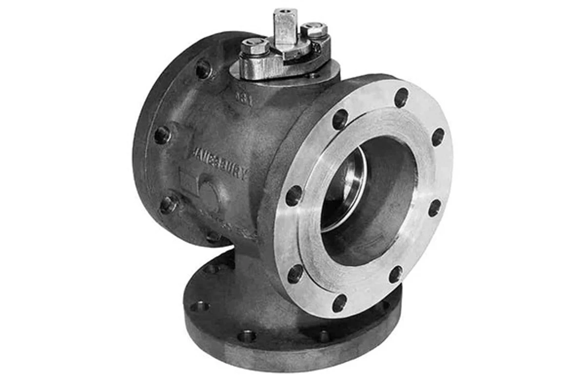 3 way flanged ball valve